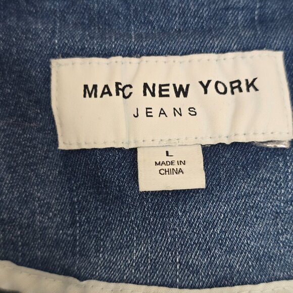 Marc New York Denim Jacket Size LARGE - Picture 7 of 8